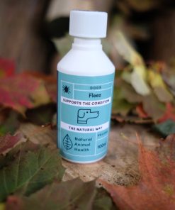 bottle of dog flea treatment