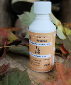 bottle of respirex for chickens