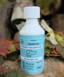 bottle of Imustress for stress in dogs